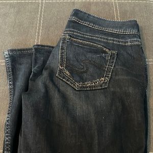 Silver Jeans Dark wash suki slim boot